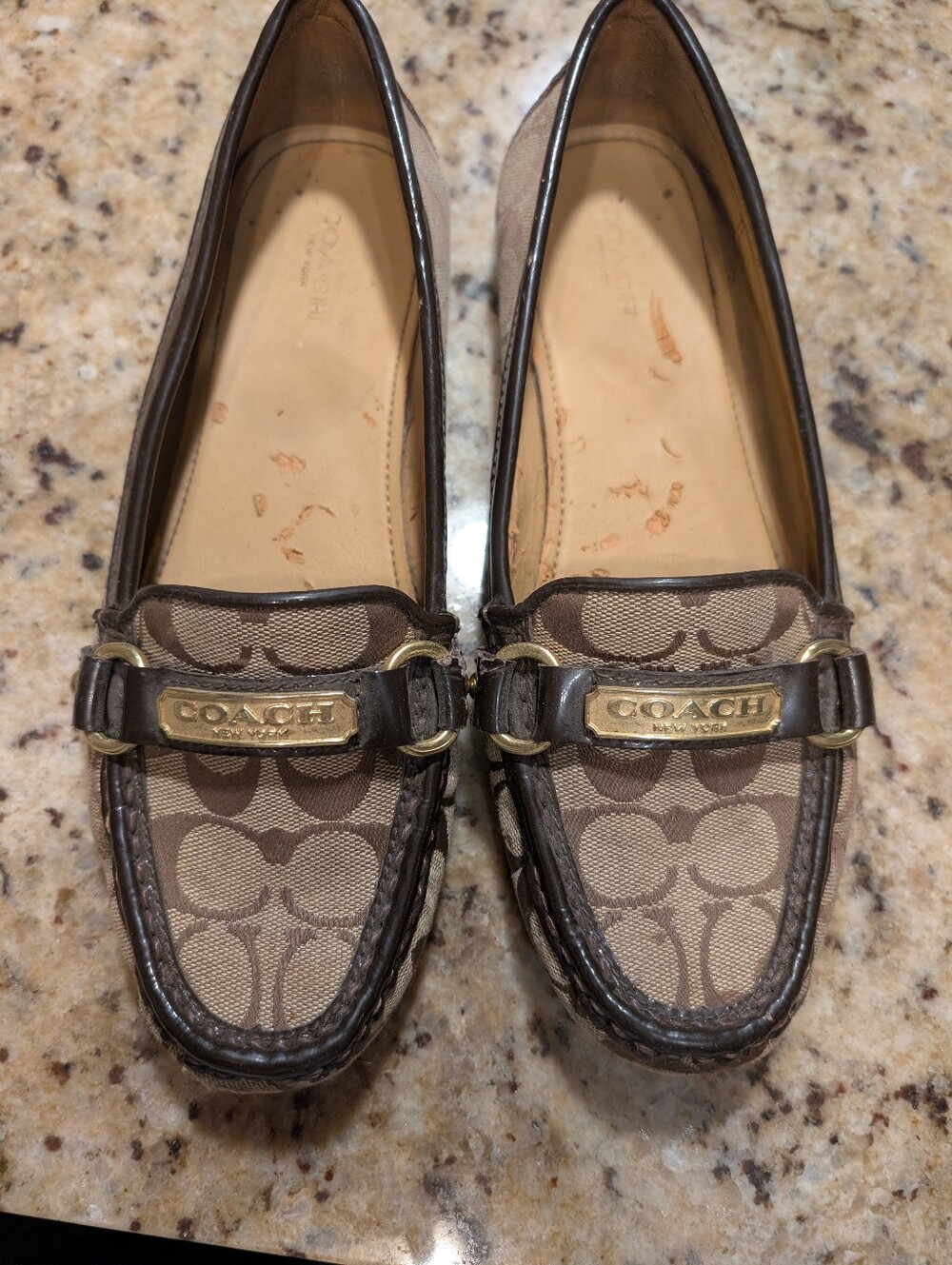 Coach Felicia Signature C Loafers Sz 9